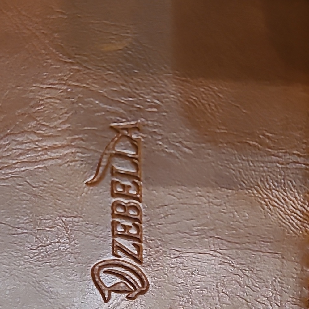 Zebella Genuine Leather Backpack – Tan Brown, Buckle Flap Style - Picture 6 of 9